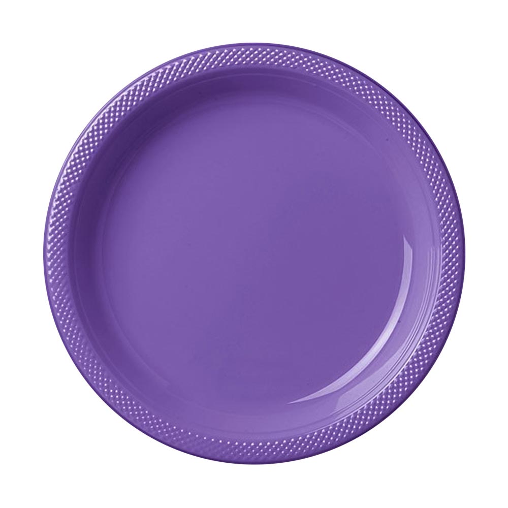 Plastic Plates - Purple 9" (20 PACK)