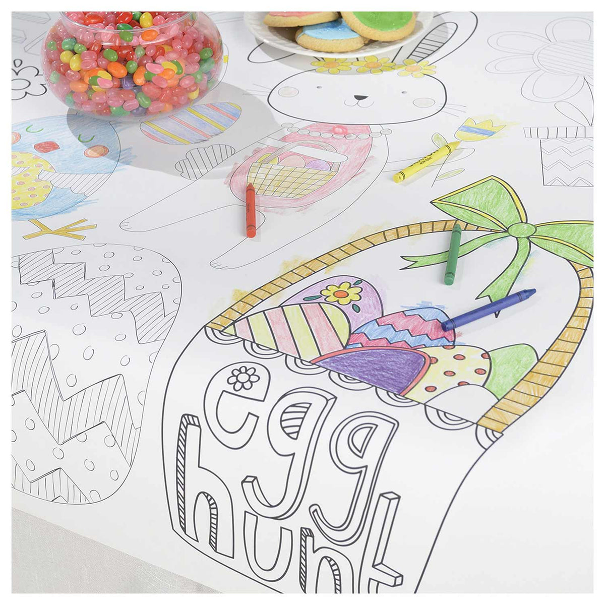 Easter Kids Coloring Table Cover 48" x 36" (EACH)