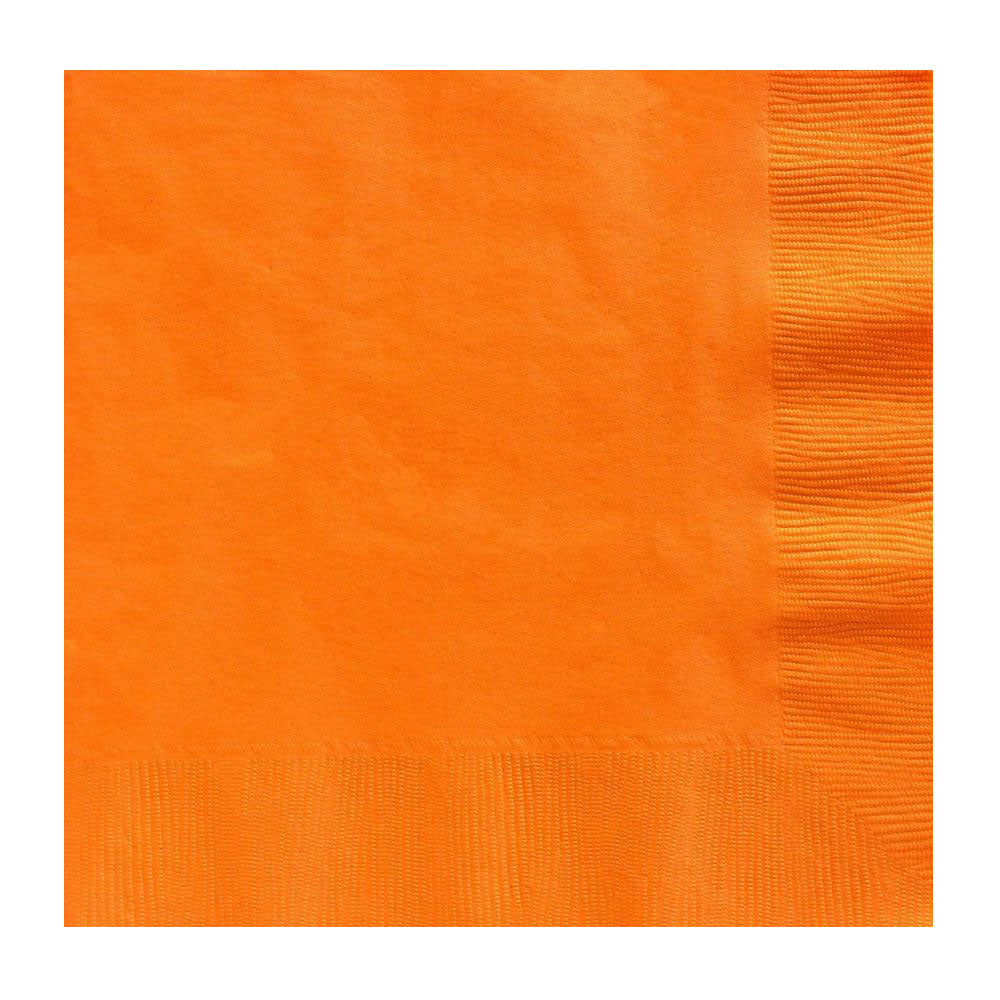 Dinner Napkins - Orange 8" (40 PACK)