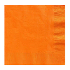 Dinner Napkins - Orange 8" (40 PACK)