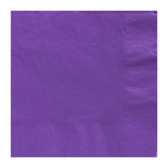 Dinner Napkins - Purple 8" (40 PACK)