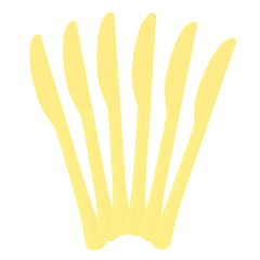 Plastic Knives - Light Yellow (20 PACK)