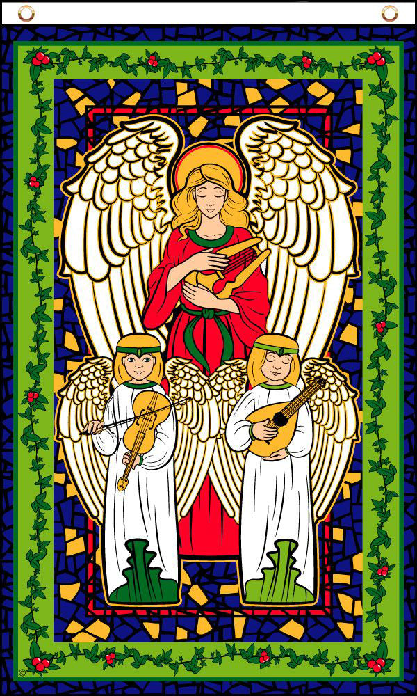 HEAVENLY ANGELS  3' X 5' FLAG (Sold by the piece)