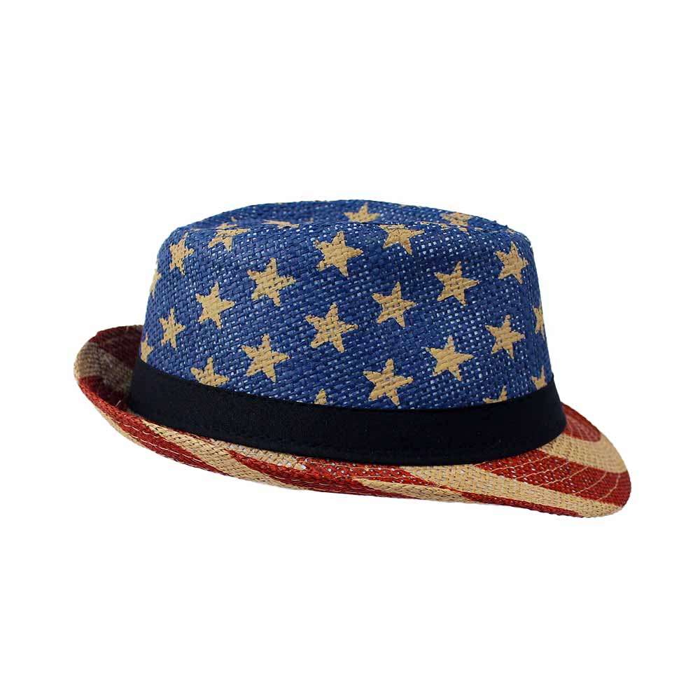 American Flag Mesh Fedora (EACH)