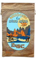 PATAGONIA ARGENTINA  MARIJUANA BURLAP BAG ( sold by the piece )