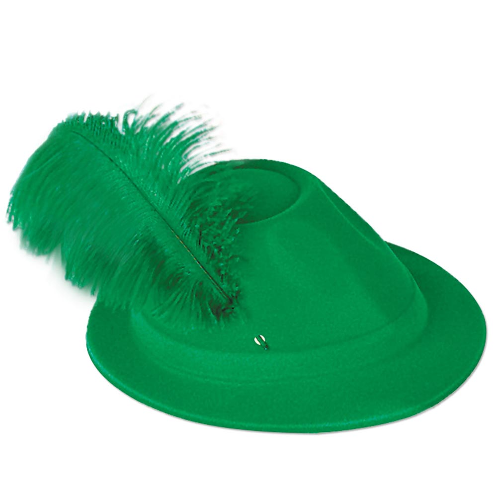Alpine Hat - Green Velour (EACH)