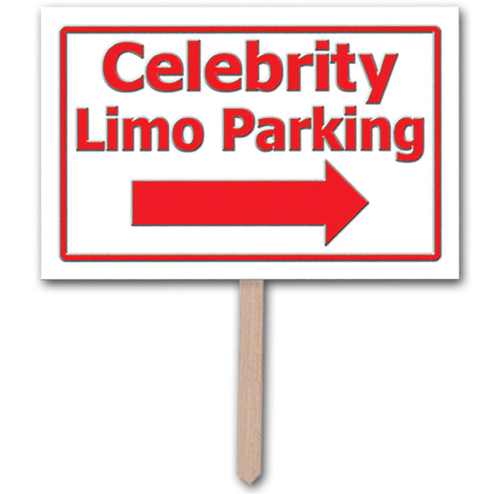 Sign - Celebrity Limo Parking (EACH)