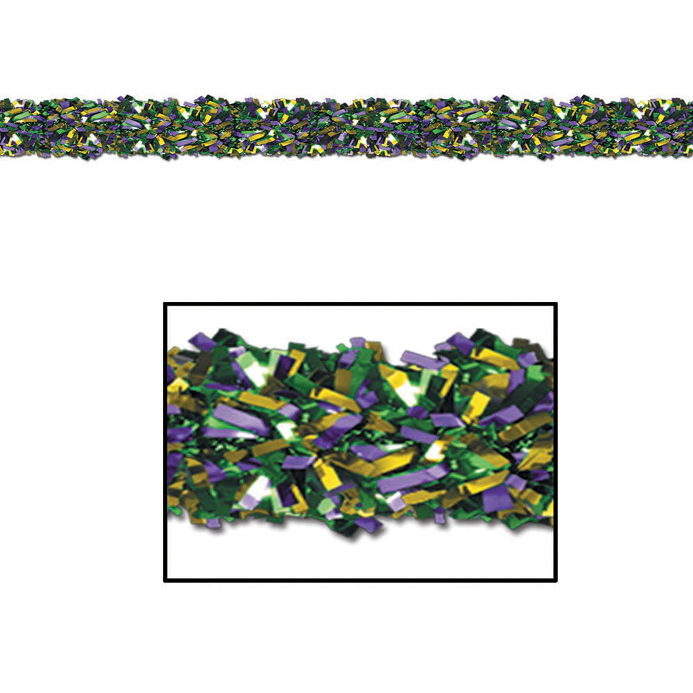 Mardi Gras Garland 4" x 15' (EACH)
