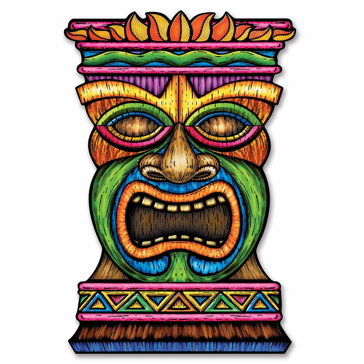 Jumbo Tiki Cutout 3' (EACH)