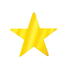 Foil Star Cutout - Gold 5" (EACH)
