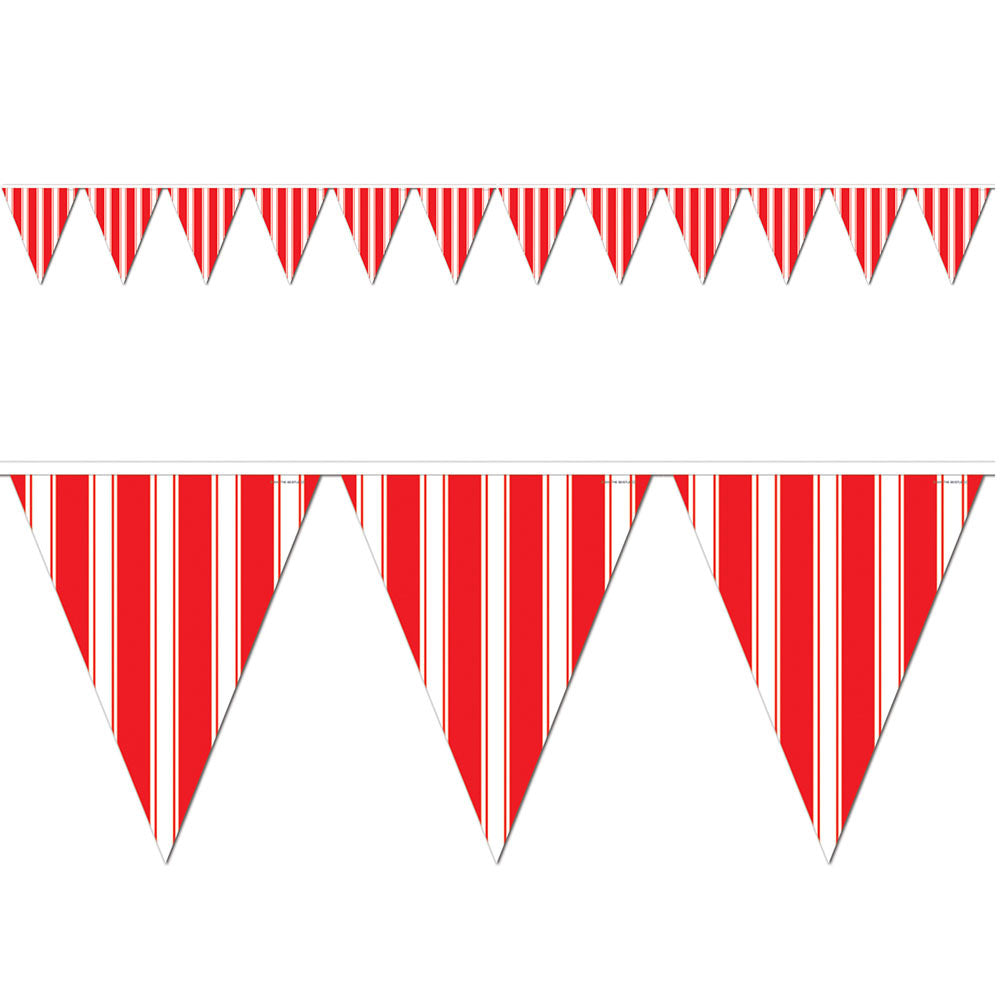 Pennant Banner - Striped 12' (EACH)
