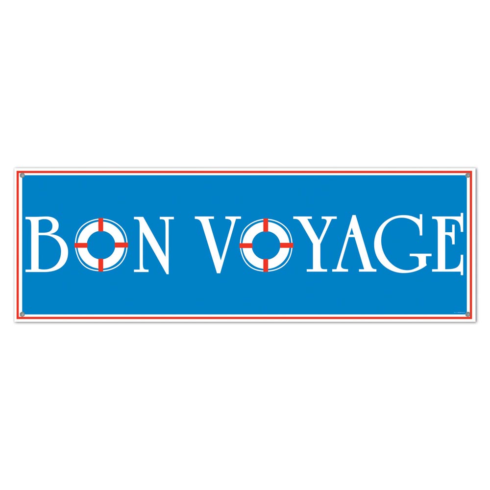 Banner - Bon Voyage 5' (EACH)