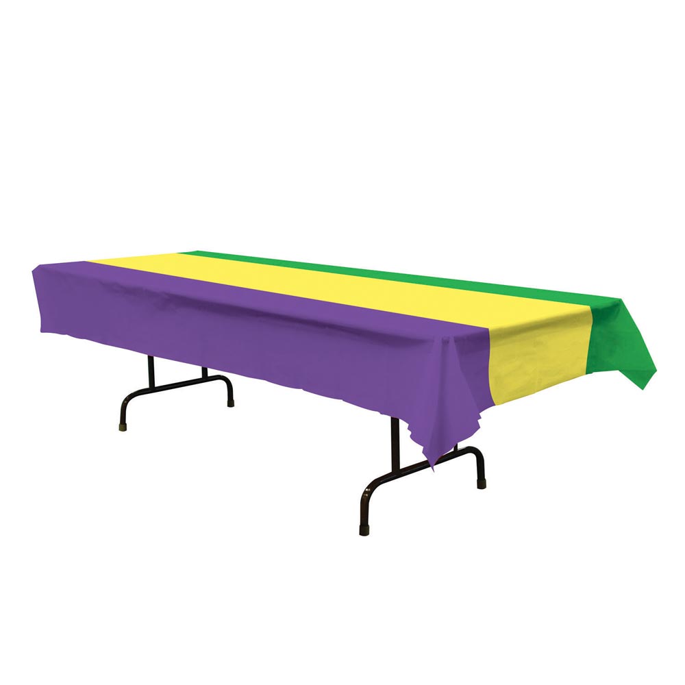 Table Cover - Mardi Gras Colors 54" x 108" (EACH)
