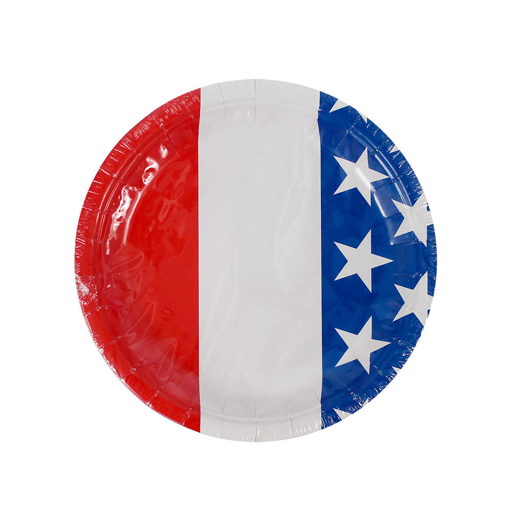 Patriotic Paper Plates 7" (8 PACK)