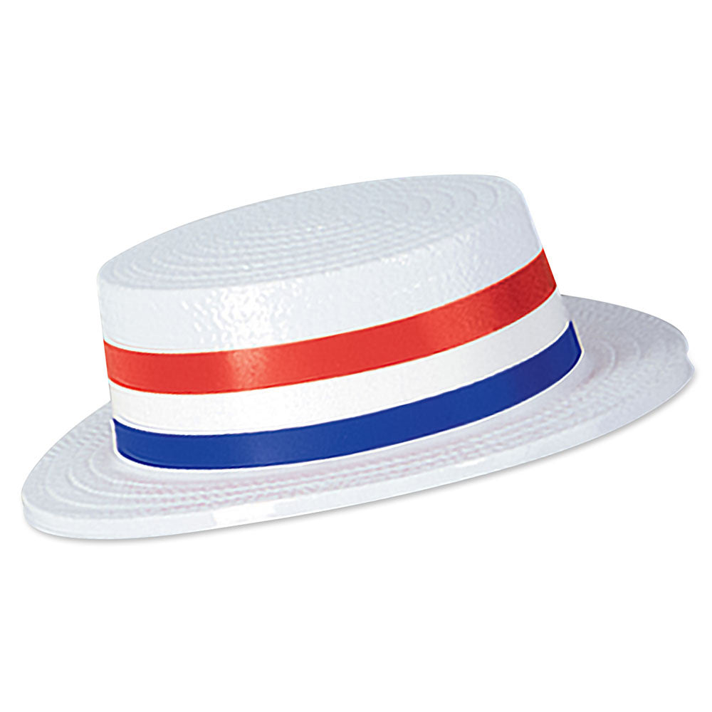 Plastic Skimmer Hat With Band (EACH)