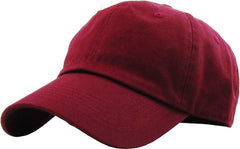 Plain Cotton Dad Hat Baseball Cap Adjustable Polo Trucker Unisex Style Headwear