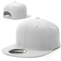 Flat Baseball Cap Plain Blank Snapback Adjustable Hat