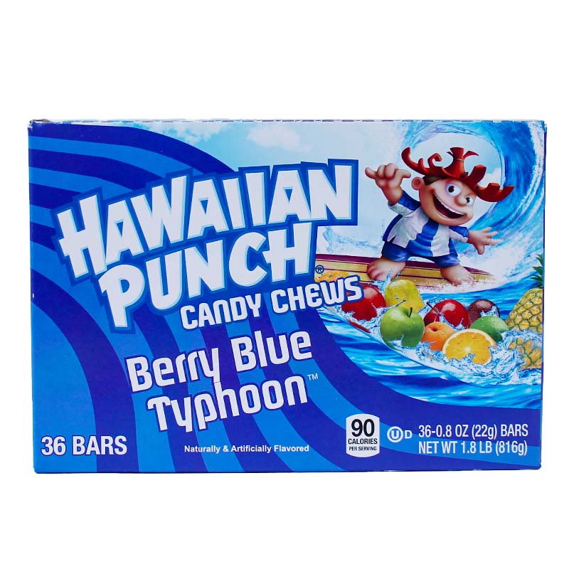 Hawaiian Punch?? Candy Chews -  Berry Blue Typhoon (BB March 2026) (36 PACK)