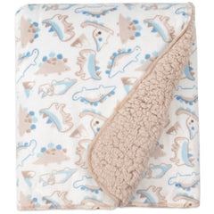 Bulk Baby Plush & Sherpa Blankets 35" x 30" - Single Prints