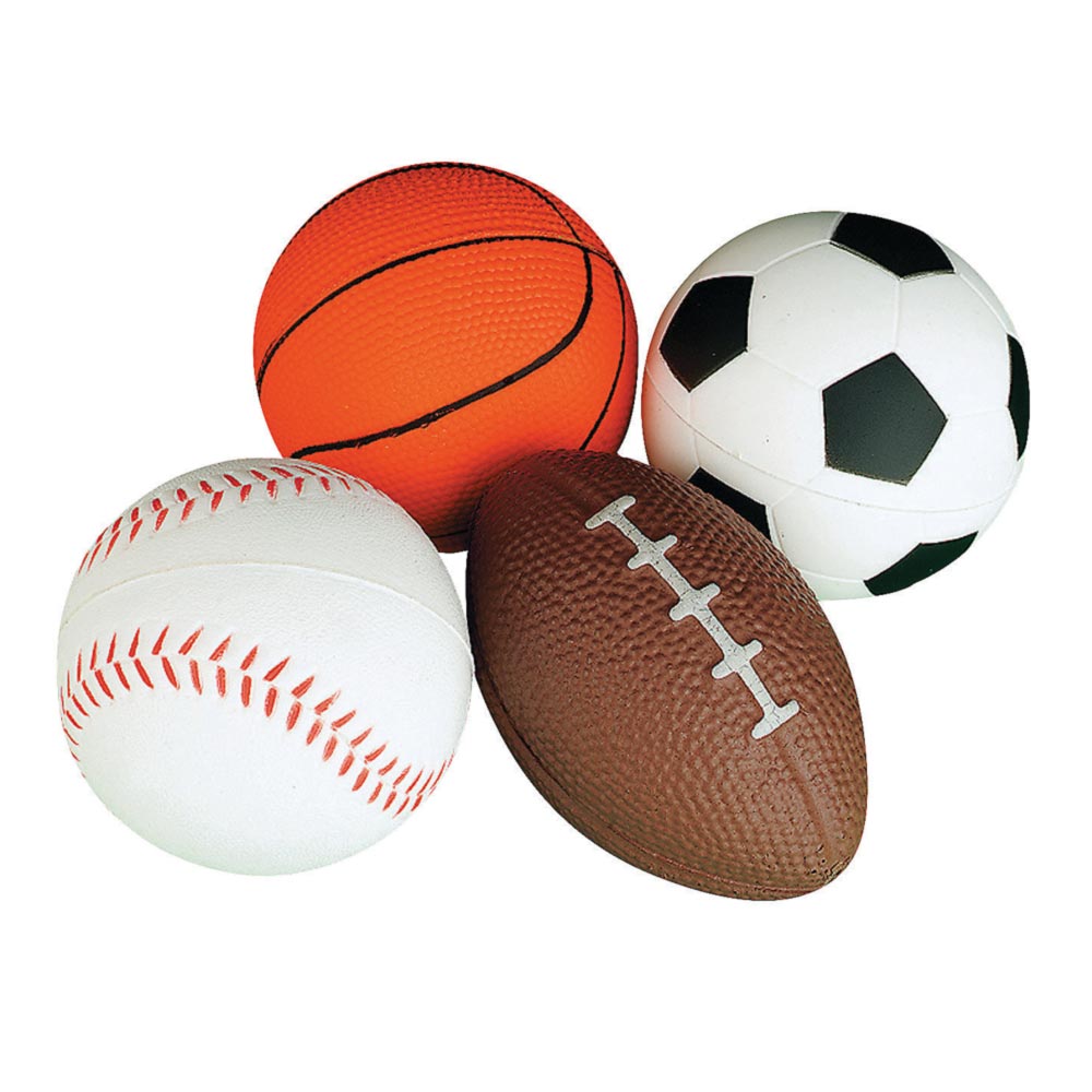 Stress Ball - Sports Assortment 2.25" (DZ)