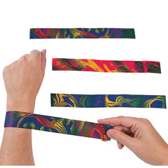 Slap Bracelet Assortment - Tie-Dye (DZ)