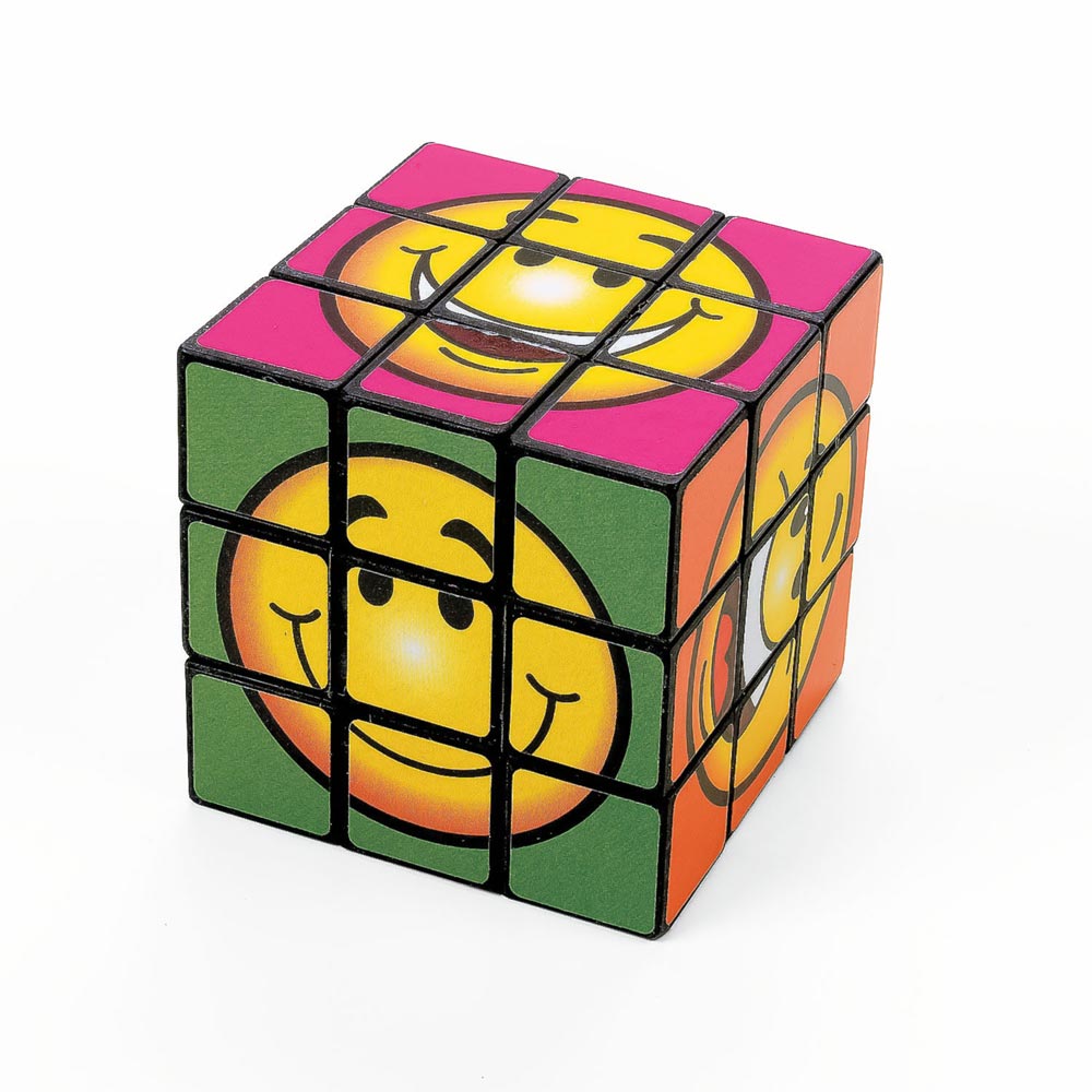 Smile Face Puzzle Cubes 2" (DZ)