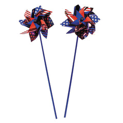 Jumbo Patriotic Pinwheels 24" (DZ)
