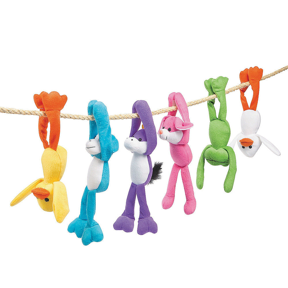 Plush Easter Long Arm Stuffed Character Assortment 10"-12" (DZ)