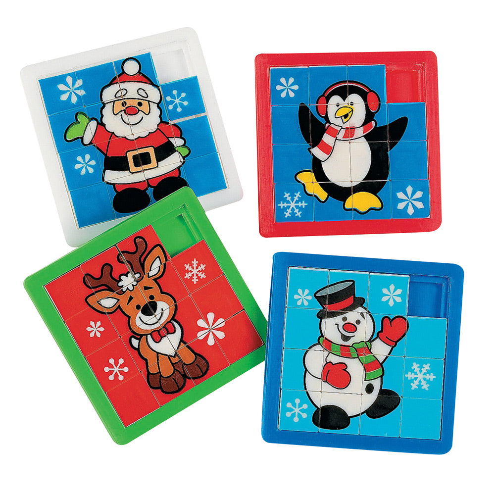 Christmas Slide Puzzle Assortment 2.5" (DZ)