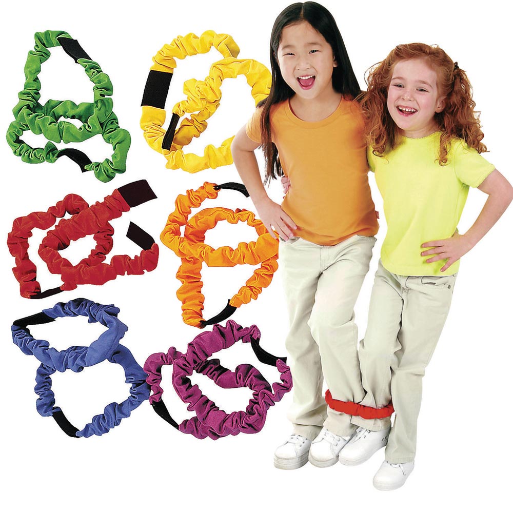 Classic Activity - 3 Legged Race Fabric Bands Assortment (DZ)