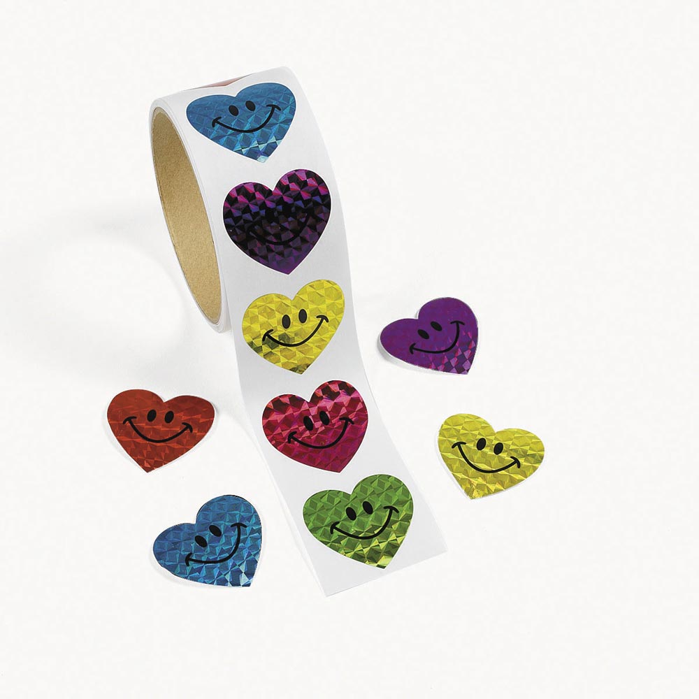 Stickers - Laser Smile 1.25" (100 PACK)
