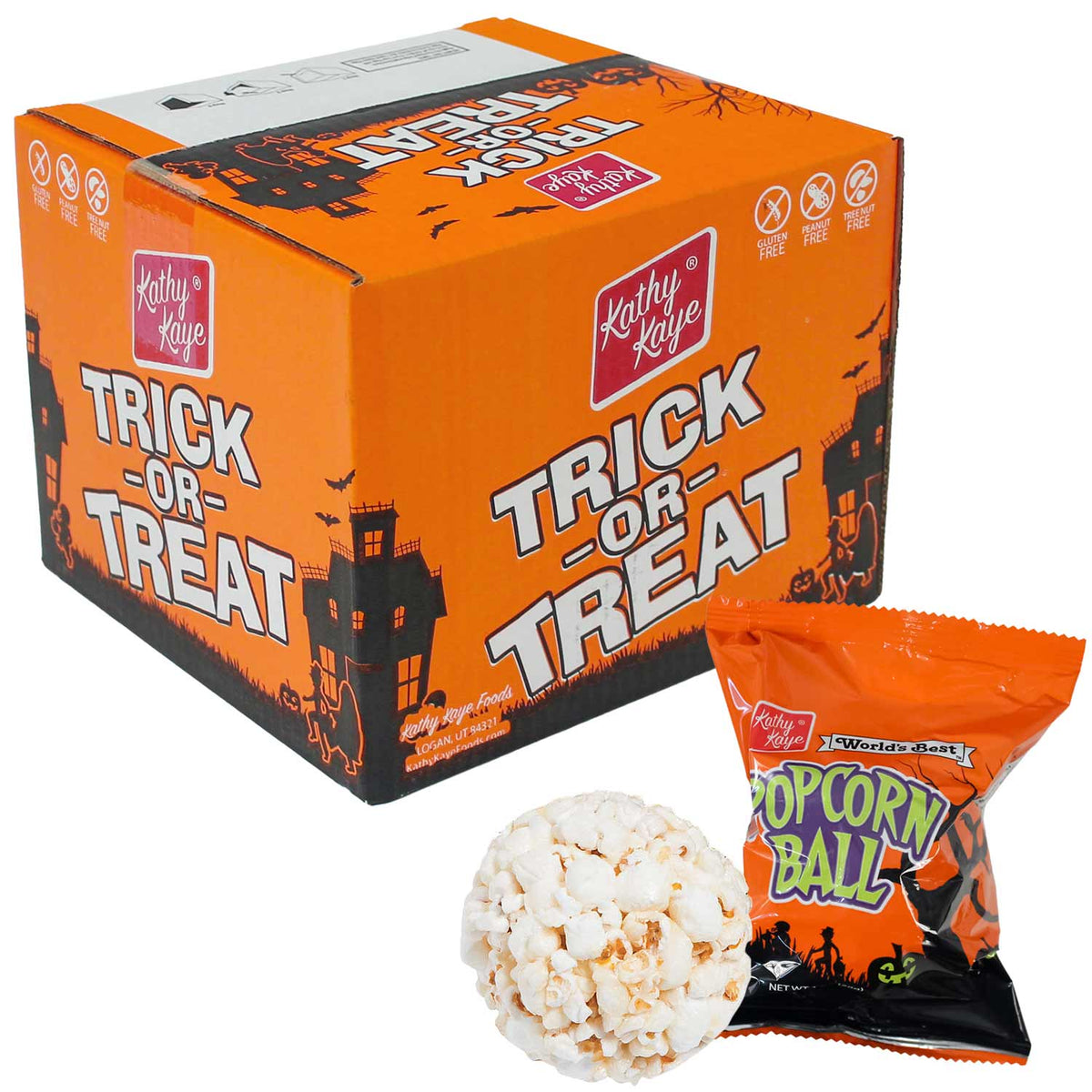 Halloween Popcorn Ball Case (BB March 2026) (18 PACK)