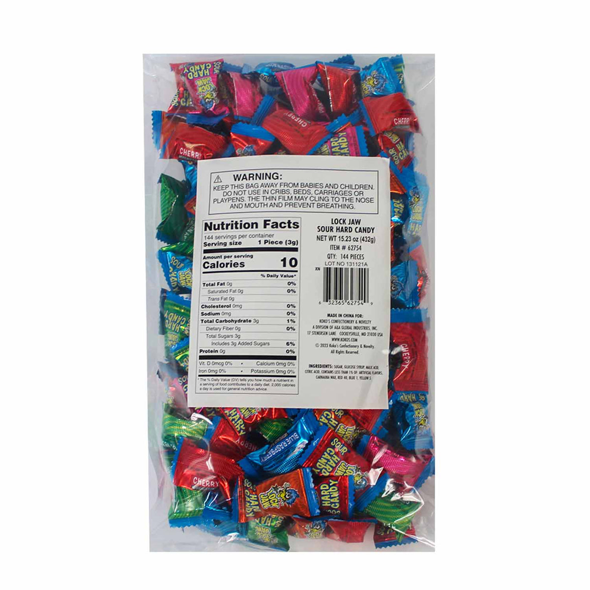 Xtreem Lock Jaw?? Sour Hard Candy (144 PACK)