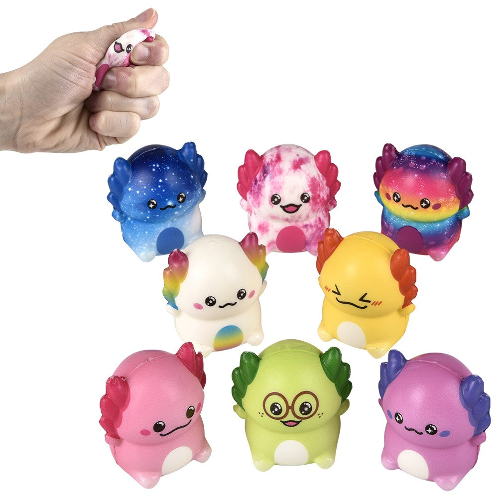 Micro Squishy Axolotl 2" Toy