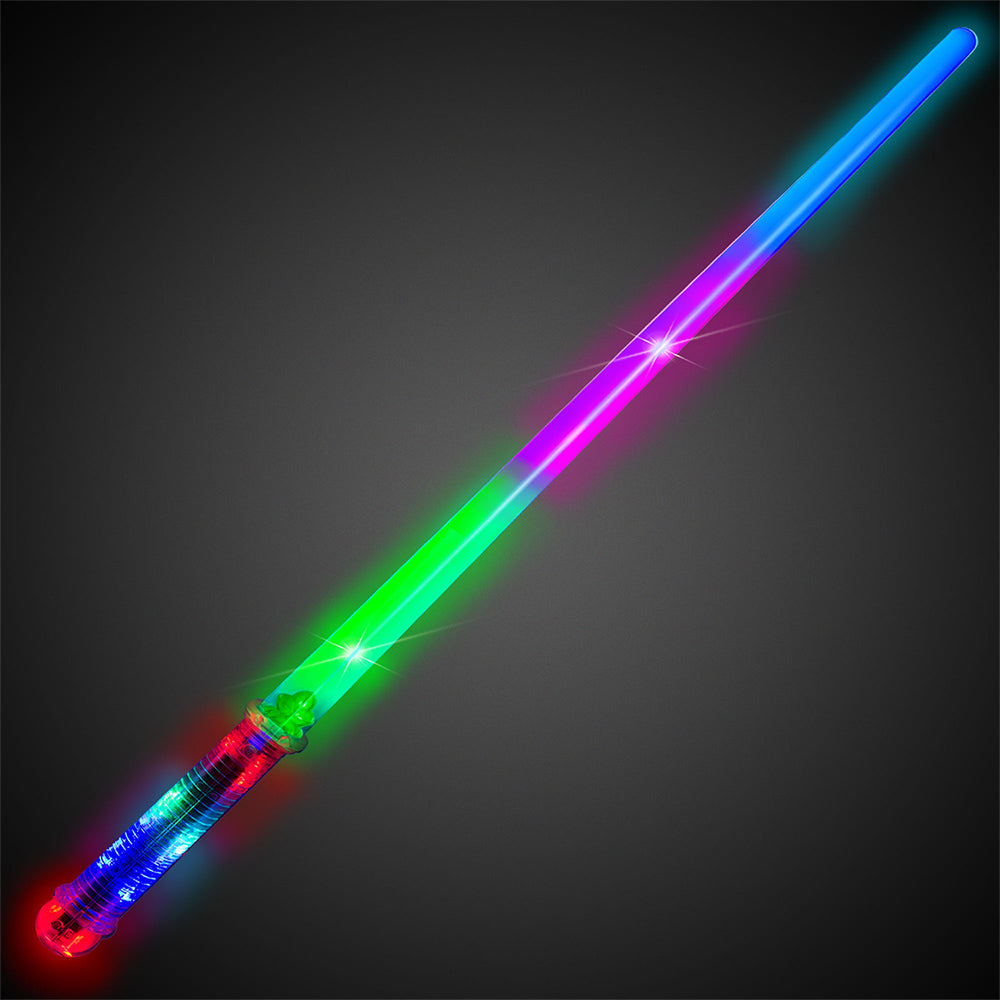 Light Up Multicolor Super Saber 28" (EACH)