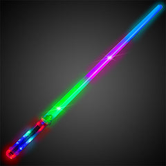 Light Up Multicolor Super Saber 28" (EACH)