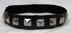 STUDDED NECK LEATHER CHOKER NECKLACE (Sold by the piece or  dozen)