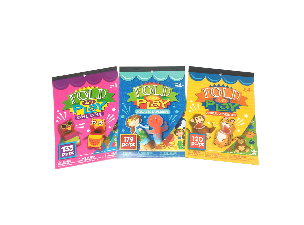 Animal Theme DIY Fold and Play Book