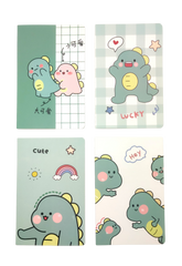 A5 Notebooks Cute Dinosaur Design Cartoon Pattern Paper Cover Mini Notebook