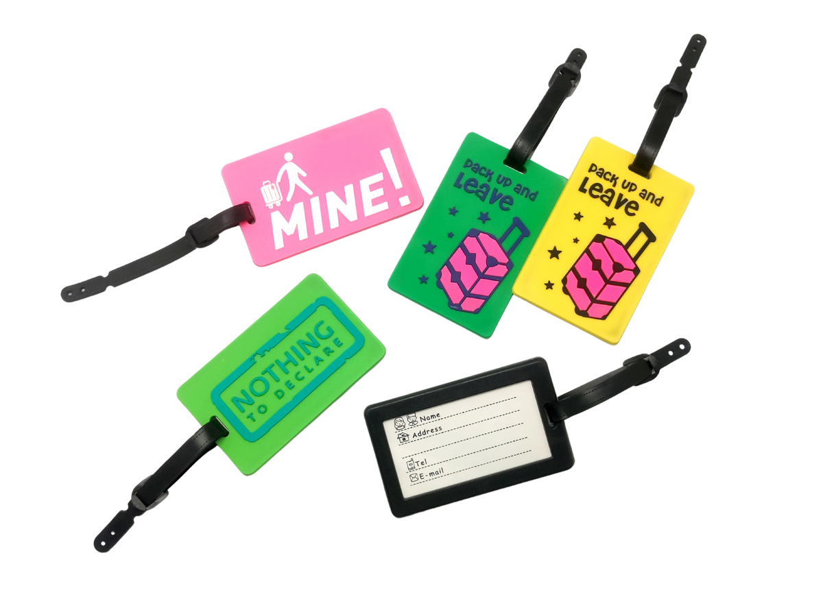 3D Fancy Travel Themed Design Luggage Tag