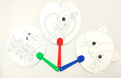 DIY Colouring Fan