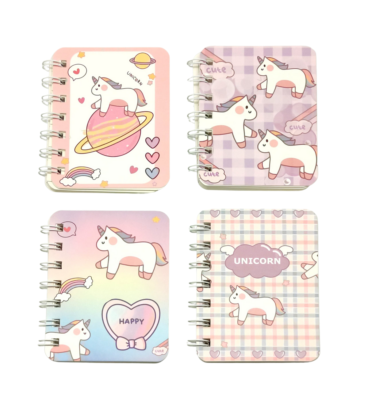 Whimsical Unicorn Small Spring Notebook