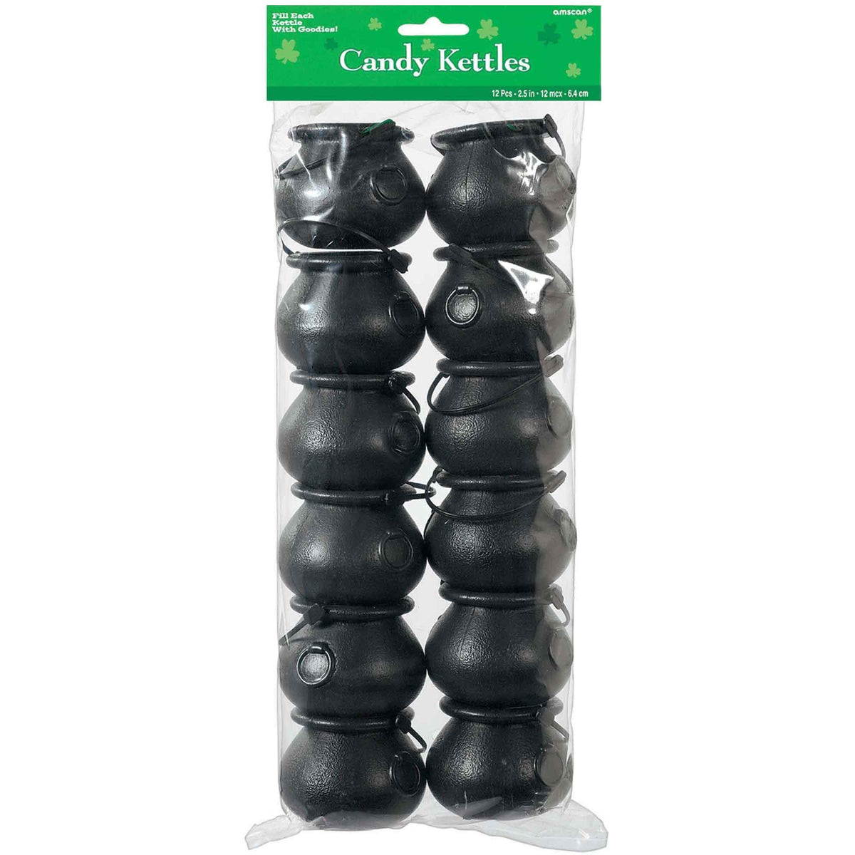 St. Patrick's Day Plastic Kettles 2" (DZ)