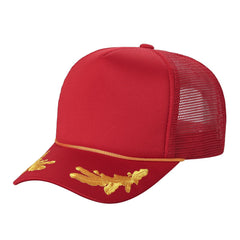 Captain Sponge Foam Trucker Hat Blank Mesh Cap