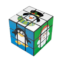 Christmas Friends Puzzle Cubes 2.75" (DZ)