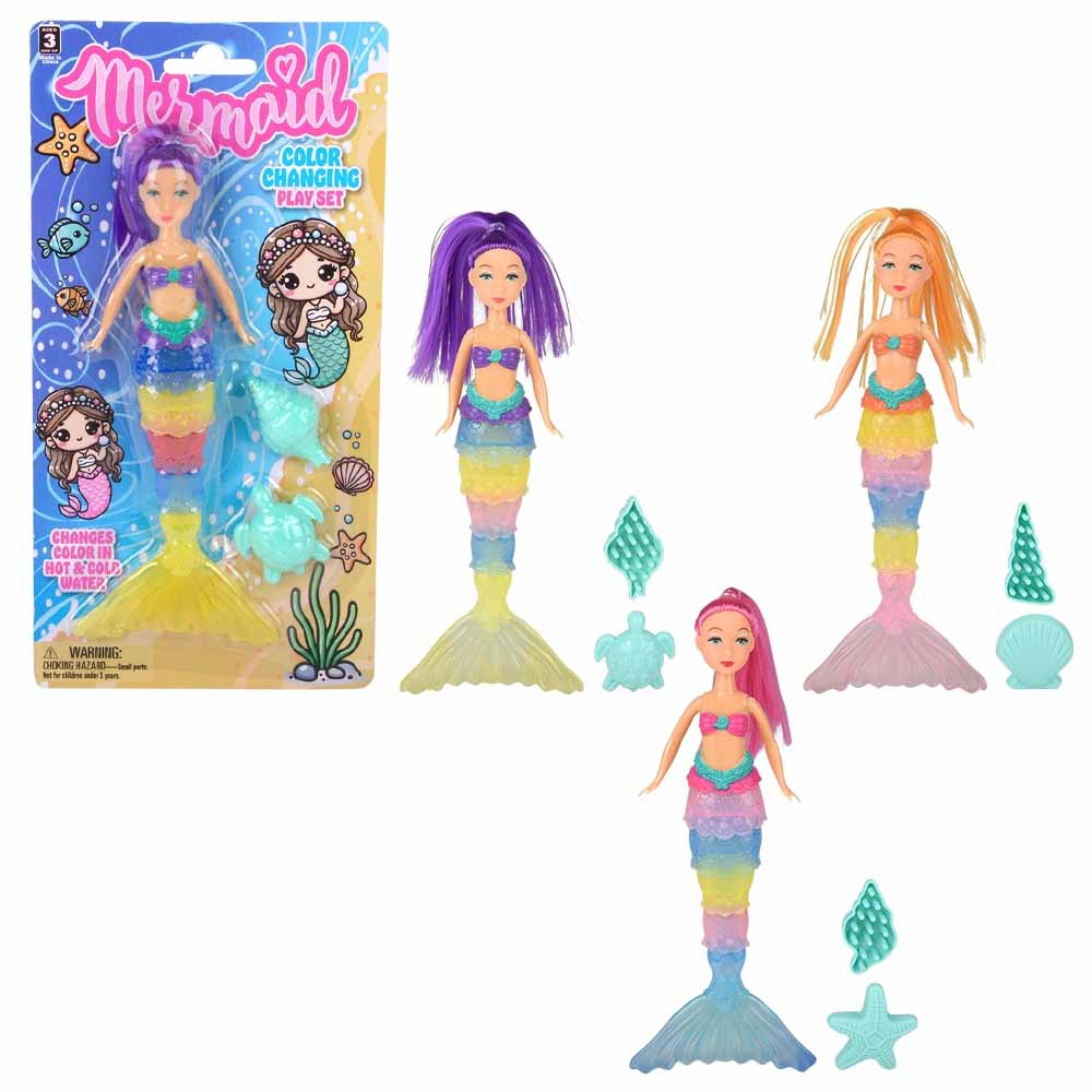 Color Changing Mermaid Assorted 7" (EACH)