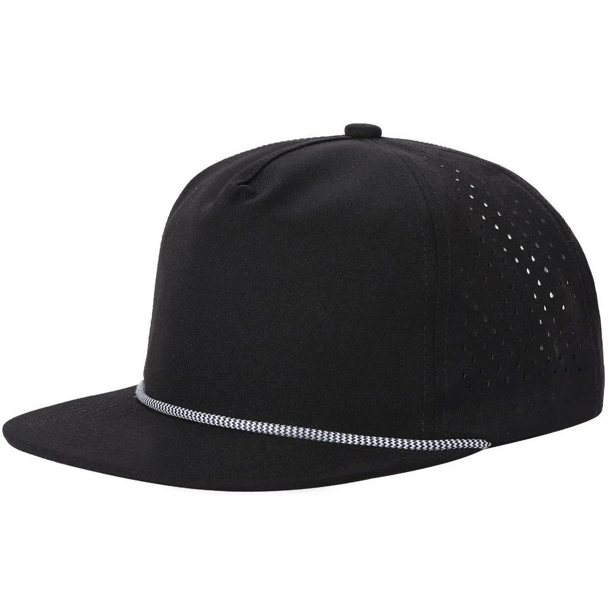 Dallas 519 Low Profile Rope Laser Performance Perforated 5 Panel Cap