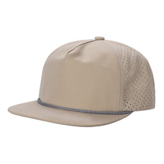 Dallas 519 Low Profile Rope Laser Performance Perforated 5 Panel Cap