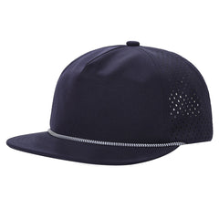 Dallas 519 Low Profile Rope Laser Performance Perforated 5 Panel Cap