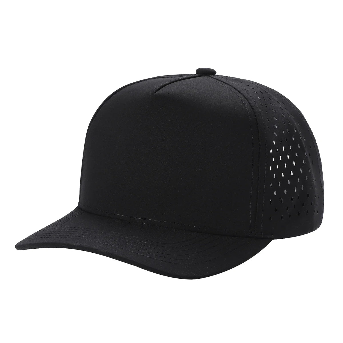 Dallas Hat Co 804 5 Panel Hydro Cap Waterproof Laser Snapback